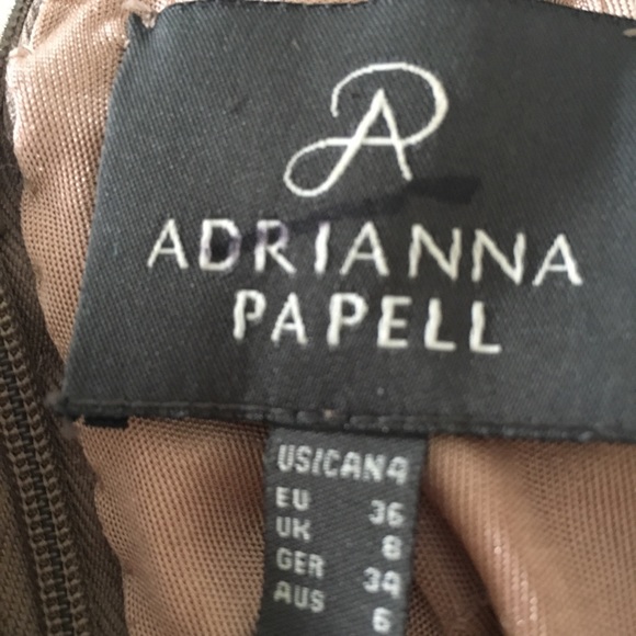 Adrianna Papell beaded, strapless, cocktail dress - Picture 2 of 4